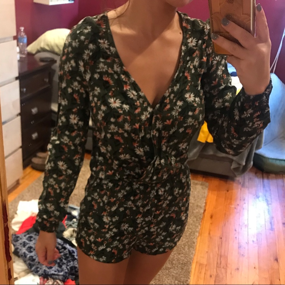 Long sleeve romper